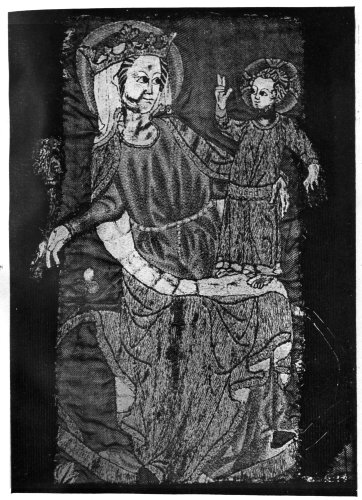 FROM THE "JESSE" COPE (South Kensington Museum).

English, early Fourteenth Century.