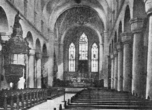 THE INTERIOR OF THE CATHEDRAL
