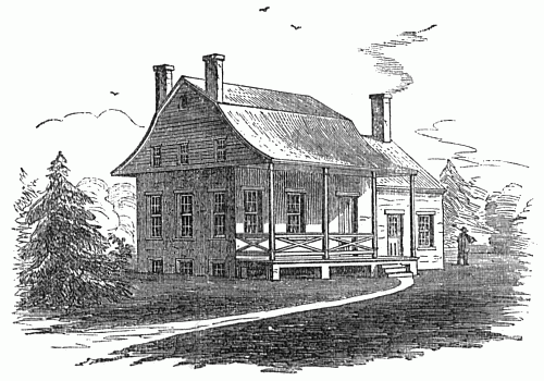 Fig. 63.—View of the House at the time of Purchase.
