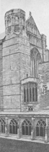 Fig. 31. Library at Durham, built by Prior Wessyngton about 1446.