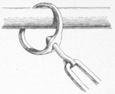 Fig. 59. Piece of the iron bar, with chain, Zutphen.