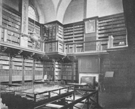 Fig. 130. Sir Christopher Wren's Library at S. Paul's Cathedral, London, looking north-east.