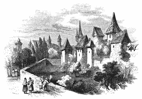 Fig. 228.—The Town Walls, Nürnberg.