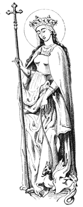 Fig. 232.—St. Margaret, after Wohlgemuth.