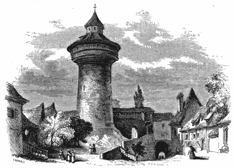 Fig. 236.&mdash;The Himmelsthor, N&uuml;rnberg Castle.