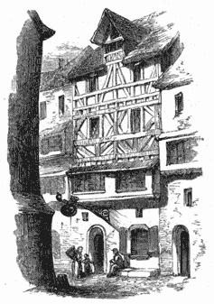 Fig. 254.&mdash;The House of Hans Sachs.
