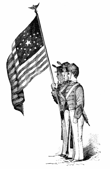 THE COLOR GUARD.
(By Cadet Cameron, Class of '83.)