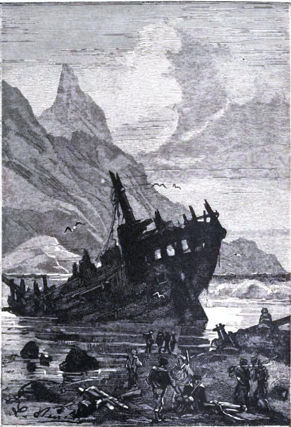 The wreck of the Uranie