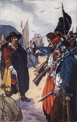 "captain morgan recruiting his forces"—Page 115