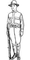 Position of Order Arms Standing