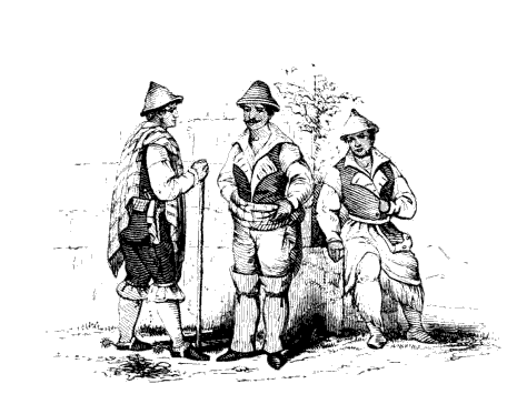 Men in traditional Chilian garb