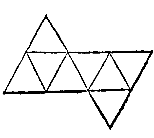 Net of octahedrum.
