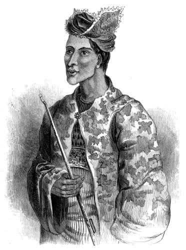 Portrait of Mahomed Pullulu, Sultan of Sooloo