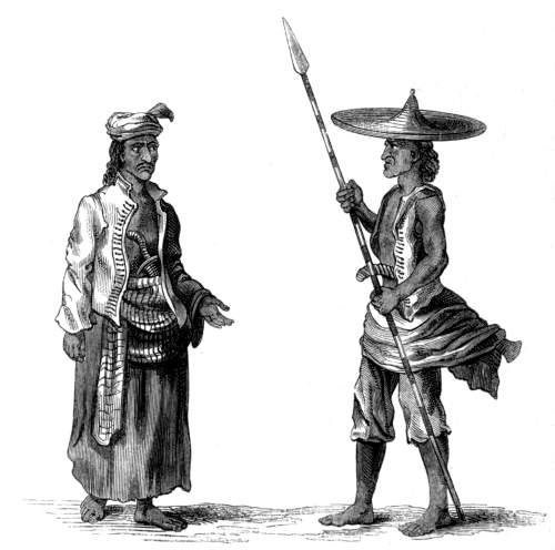 Natives Of N. E. Coast of Borneo