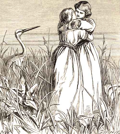 HELGA MEETS WITH HER MOTHER IN THE MARSH.
