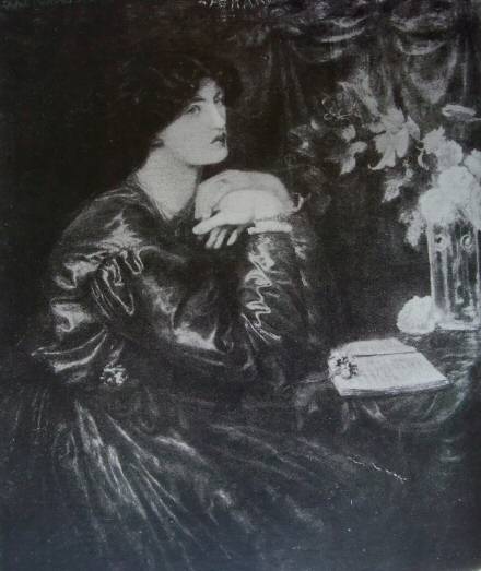 Mrs. William Morris.  “She was the most lovely
woman I have ever known, her beauty was
incredible.”—Theodore Watts-Dunton
