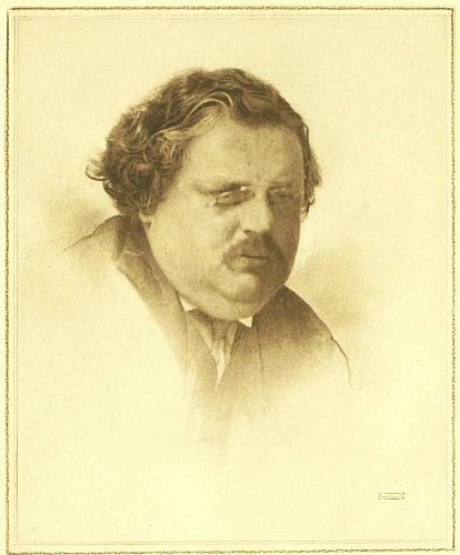 G. K. Chesterton. from a photograph by Hector Murchison