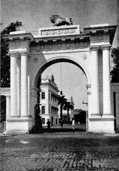 Main Gate of Government House, Calcutta