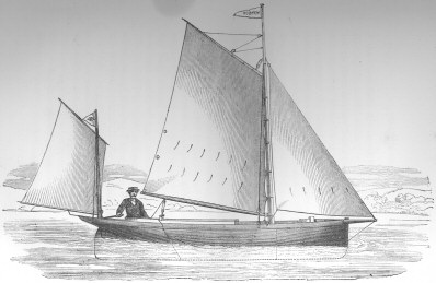 Drawing of the Rob Roy