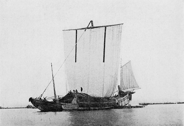 JAPANESE JUNK, OR CARGO BOAT