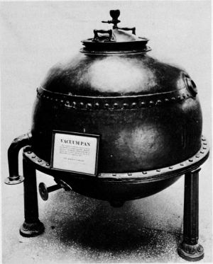 Figure 3.--Gail Borden's vacuum pan of 1853, used to make
condensed milk. (Catalog No. 26.)