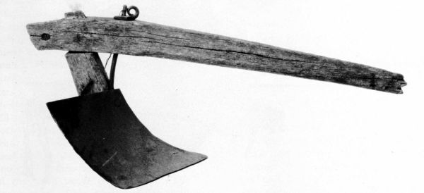 Figure 5.--John Deere plow, one of the three plows made by Deere in 1838. (Catalog No. 42.)