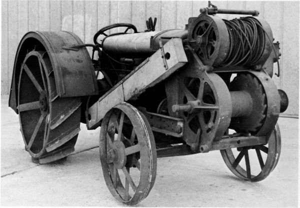 Figure 28.--Fordson tractor (1918) before restoration work. The winch and wheel fenders were
added by the tractor's owners. (Catalog No. 350.)