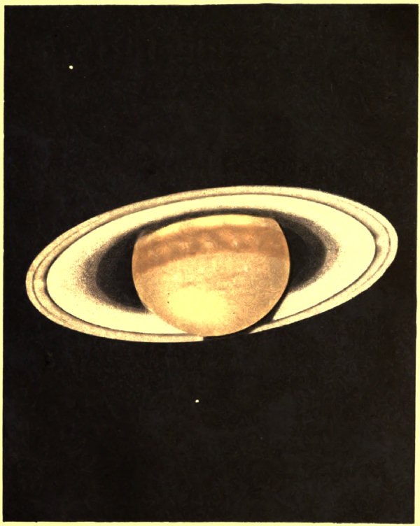 PLATE I.
THE PLANET SATURN, IN 1872.