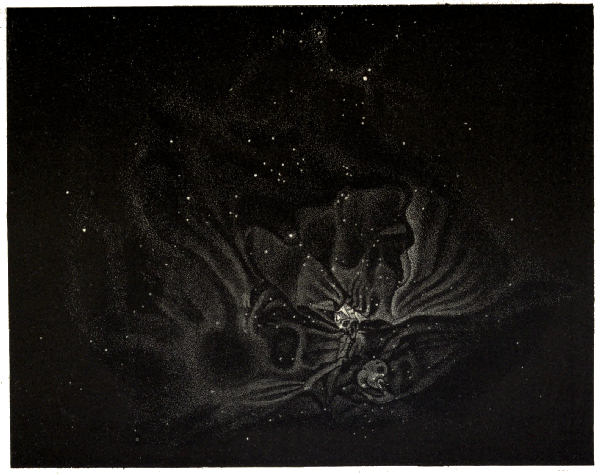 PLATE XIV.
THE GREAT NEBULA IN ORION.