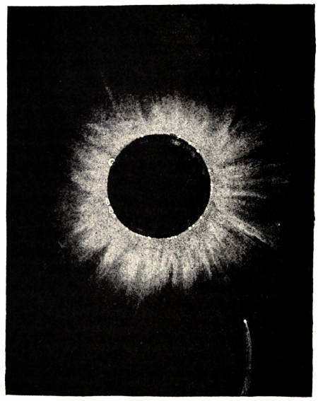 Fig. 20.—View of the Corona (and a Comet) in a Total Eclipse.