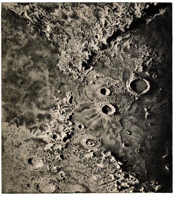 PLATE B.
PORTION OF THE MOON.
