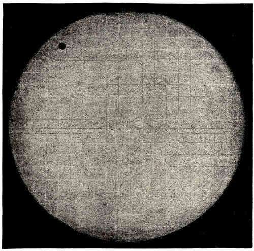 Fig. 45.—Venus on the Sun at the Transit of 1874.