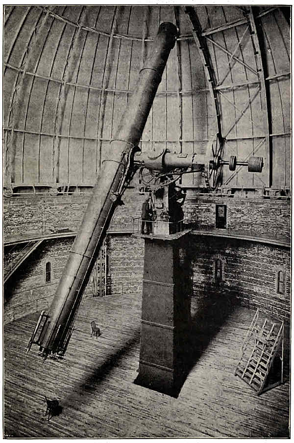 Fig. 4.—The Telescope at Yerkes Observatory, Chicago.