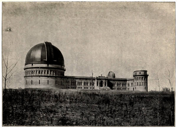 Fig. 6.—South Front of the Yerkes Observatory, Chicago.