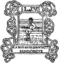 L.J.V. LABOR-INTEGER-VINCIT MDCCCXXCVII L.J.V. LABOR-INTEGER-VINCIT MDCCCXXCVII