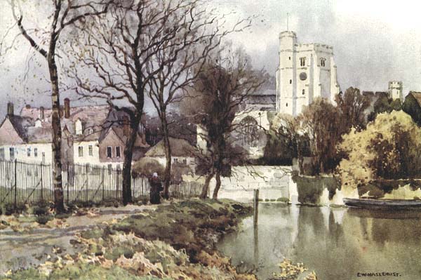 MAIDSTONE, ALL SAINTS' CHURCH AND THE PALACE