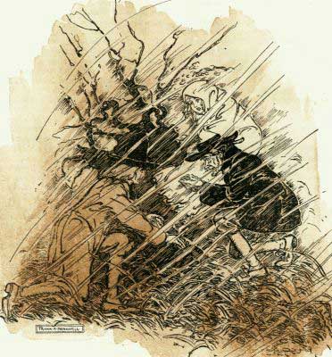 "IT LAY BEFORE US, A CONSIDERABLE HEAP OF GOLD AND SILVER
COINS, TARNISHED BUT RECOGNIZABLE"