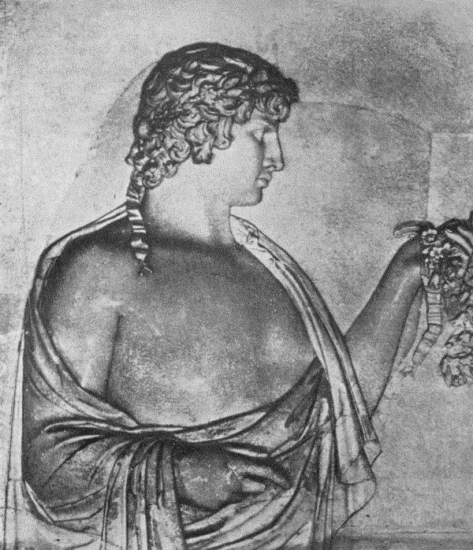 Antinous

Bas-relief found at Hadrian's Villa, now in the Villa Albani