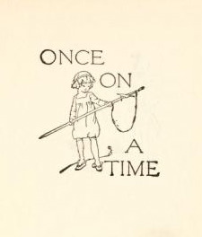 [Illustration: False title decoration of a small child holding a sword]