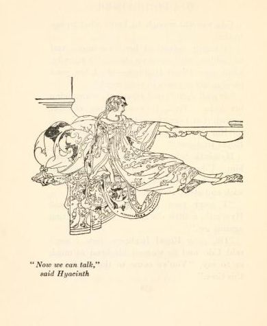 [Illustration: "Now we can talk," said Hyacinth, verso]