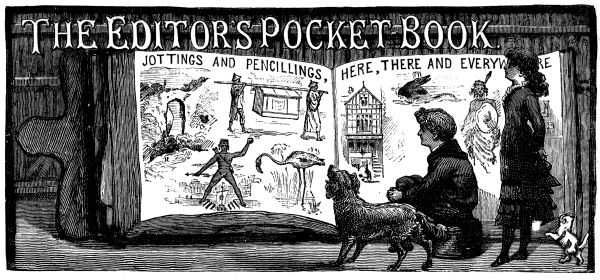The Editor's Pocket-Book - Jottings And Pencillings, Here, There And Everywhere