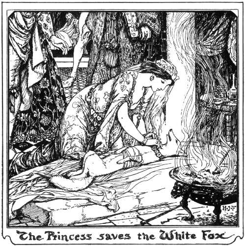 The princess saves the white fox