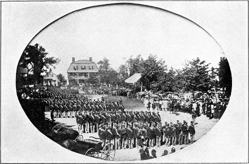 Presentation of colors, September 10th, 1862