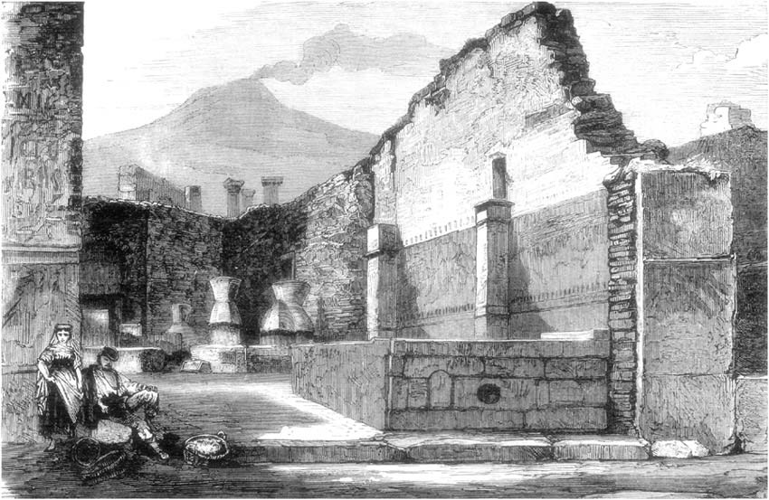 MILL AND BAKERY AT POMPEII.