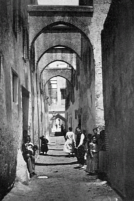 A STREET IN THE JEWS' QUARTER, TETUAN.