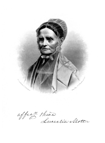 Lucretia Mott (with autograph).
