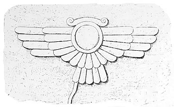 Fig. 18.—The winged globe; from Layard.