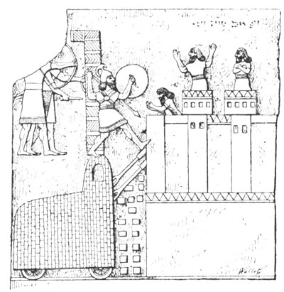 Fig. 59.—Fortress; from Layard's Monuments, 1st Series.