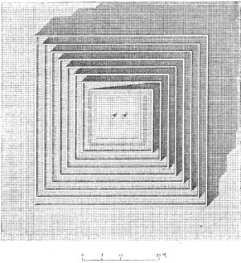 Fig. 186.—The Observatory restored. Plan.