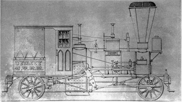 Figure 7.—The "Utility," designed by Smith A. F. and constructed by Seth Wilmarth in 1854.